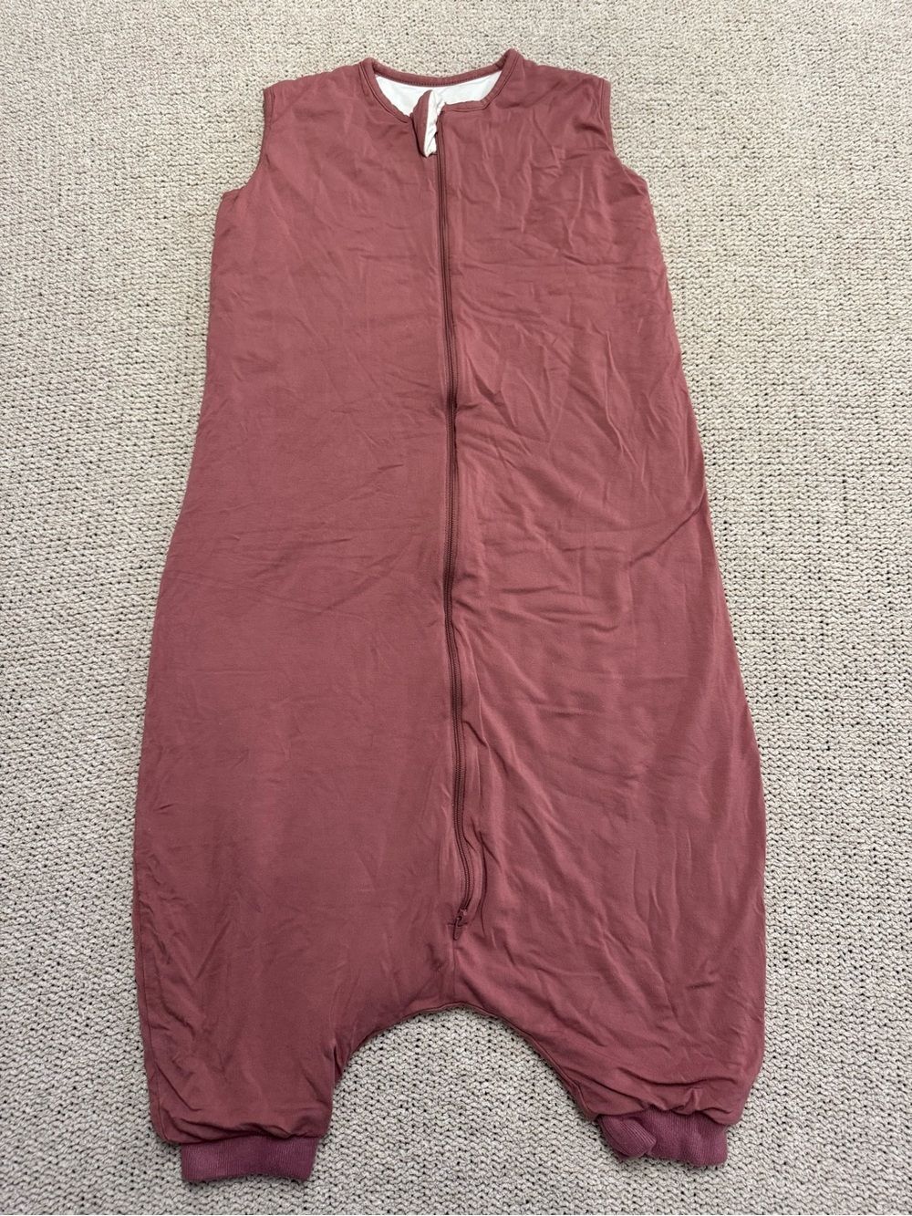 Kyte BABY Weighted Sleeveless Zip Sleep Sack in Dusty Mauve